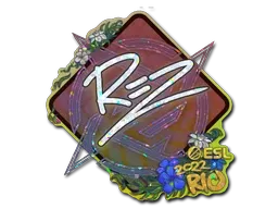 Sticker | REZ (Glitter) | Rio 2022