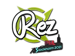 Sticker | REZ | Stockholm 2021