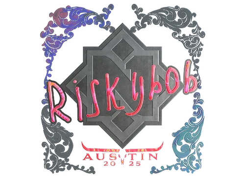 Sticker | riskyb0b (Holo) | Austin 2025