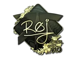 Sticker | roeJ (Gold) | Rio 2022