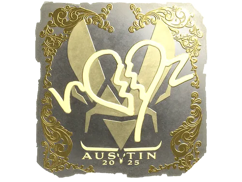 Sticker | ropz (Gold) | Austin 2025