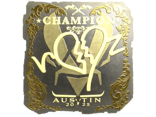 Sticker | ropz (Gold, Champion) | Austin 2025