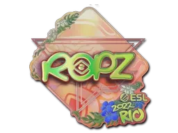 Sticker | ropz (Holo) | Rio 2022