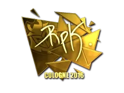 Sticker | RpK (Gold) | Cologne 2016