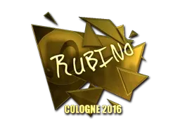 Sticker | RUBINO (Gold) | Cologne 2016