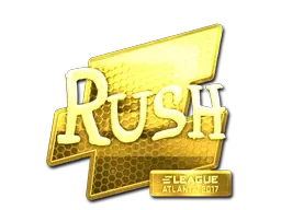 Sticker | RUSH (Gold) | Atlanta 2017