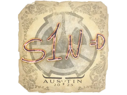 Sticker | s1n | Austin 2025