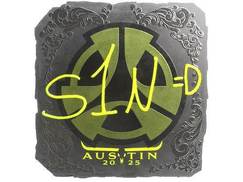 Sticker | s1n (Foil) | Austin 2025