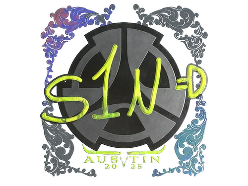 Sticker | s1n (Holo) | Austin 2025