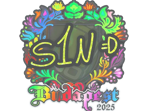 Sticker | s1n (Holo) | Budapest 2025