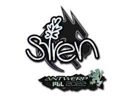 Sticker | S1ren (Glitter) | Antwerp 2022