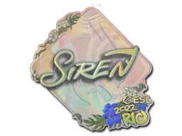 Sticker | S1ren (Holo) | Rio 2022