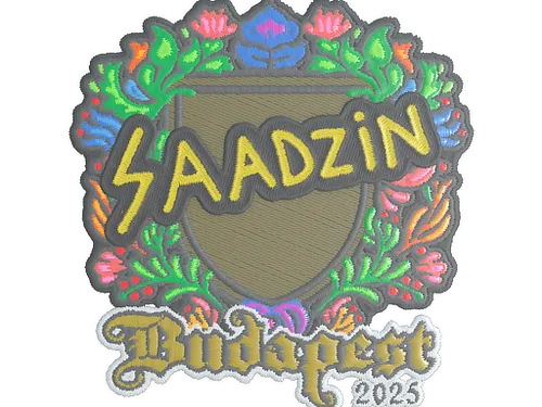 Sticker | saadzin (Embroidered) | Budapest 2025