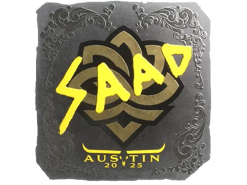Sticker | saadzin (Foil) | Austin 2025