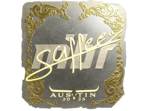 Sticker | saffee (Gold) | Austin 2025
