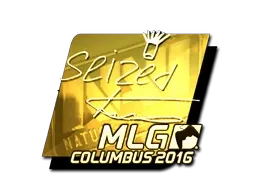 Sticker | seized (Gold) | MLG Columbus 2016