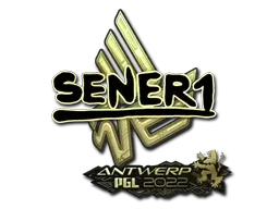 Sticker | SENER1 (Gold) | Antwerp 2022