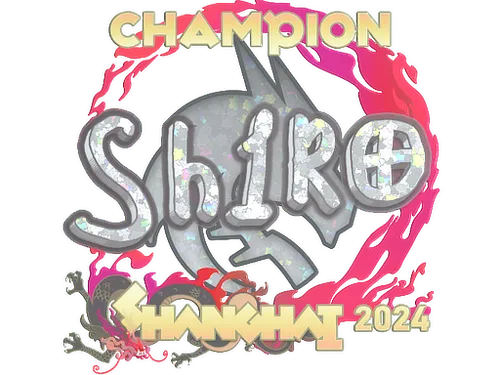 Sticker | sh1ro (Glitter, Champion) | Shanghai 2024