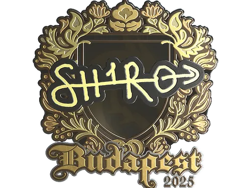 Sticker | sh1ro (Gold) | Budapest 2025