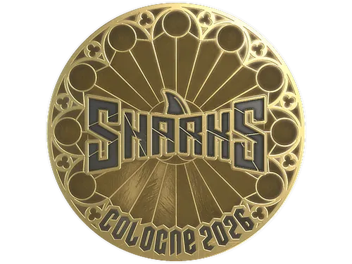 Sticker | Sharks Esports (Gold) | Cologne 2026