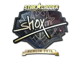 Sticker | shox (Gold) | Berlin 2019