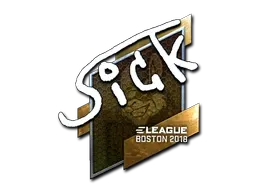 Sticker | SicK (Foil) | Boston 2018