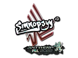 Sticker | sinnopsyy (Glitter) | Antwerp 2022