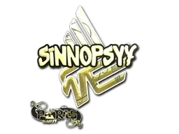 Sticker | sinnopsyy (Gold) | Paris 2023