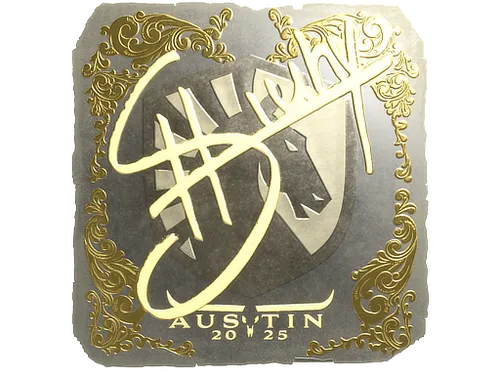 Sticker | siuhy (Gold) | Austin 2025