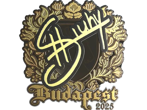 Sticker | siuhy (Gold) | Budapest 2025