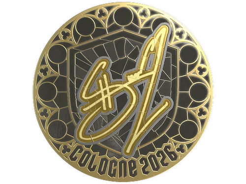 Sticker | siuhy (Gold) | Cologne 2026