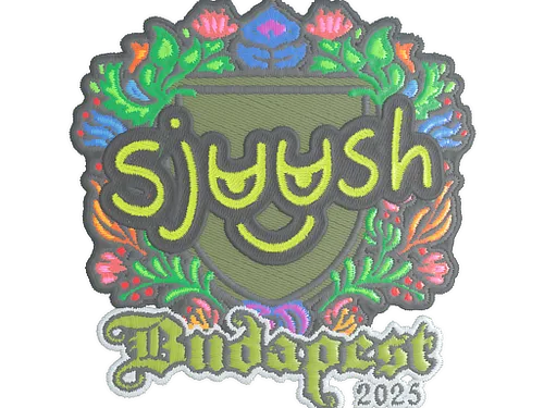 Sticker | sjuush (Embroidered) | Budapest 2025
