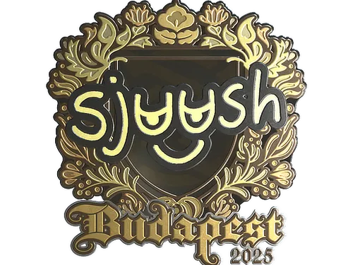 Sticker | sjuush (Gold) | Budapest 2025