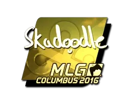 Sticker | Skadoodle (Gold) | MLG Columbus 2016