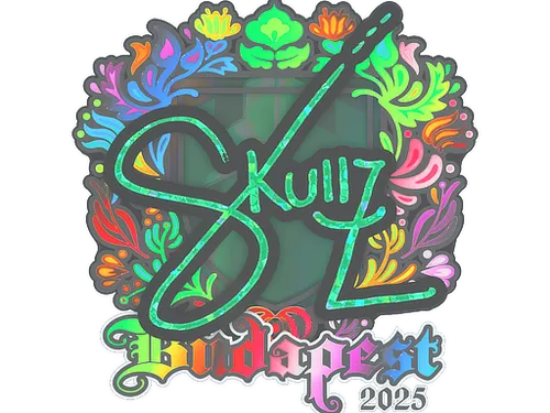 Sticker | skullz (Holo) | Budapest 2025