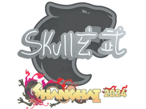 Sticker | skullz | Shanghai 2024