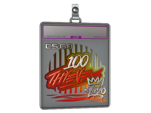 Sticker Slab | 100 Thieves (Foil) | 2020 RMR