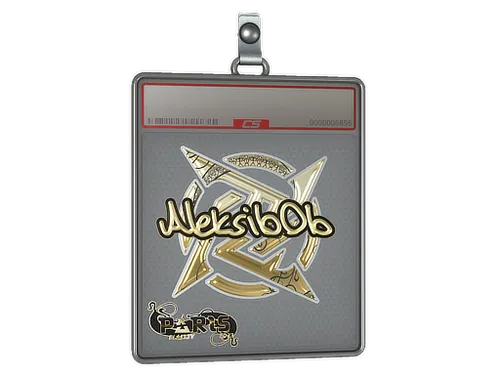 Sticker Slab | Aleksib (Gold) | Paris 2023