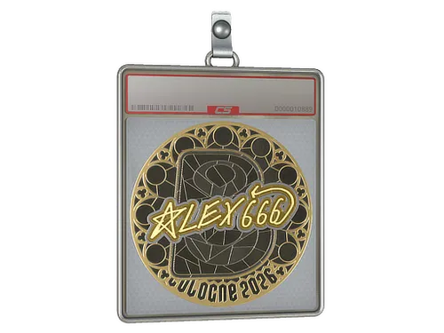 Sticker Slab | alex666 (Gold) | Cologne 2026