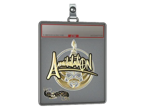 Sticker Slab | ANNIHILATION (Gold) | Paris 2023