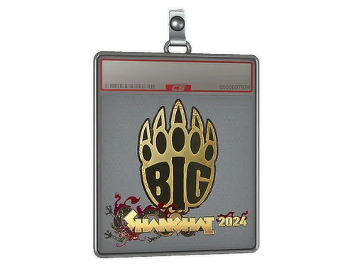 Sticker Slab | BIG (Gold) | Shanghai 2024