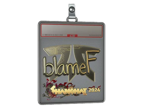 Sticker Slab | blameF (Gold) | Shanghai 2024