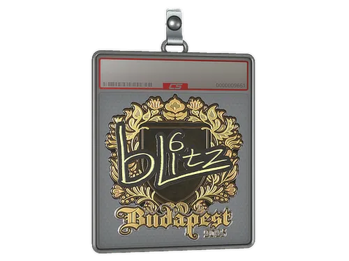 Sticker Slab | bLitz (Gold) | Budapest 2025