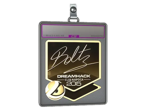 Sticker Slab | boltz (Gold) | Cluj-Napoca 2015