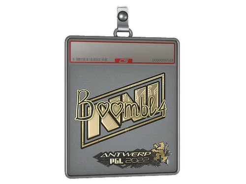 Sticker Slab | Boombl4 (Gold) | Antwerp 2022