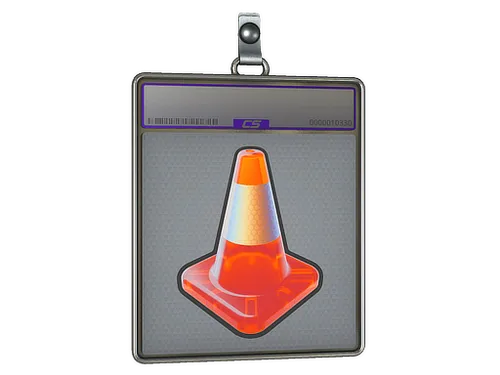 Sticker Slab | Cone Zone (Holo)