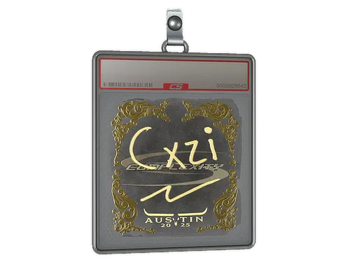 Sticker Slab | Cxzi (Gold) | Austin 2025