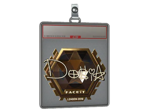 Sticker Slab | Dosia (Gold) | London 2018