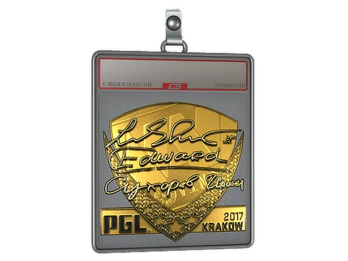 Sticker Slab | Edward (Gold) | Krakow 2017