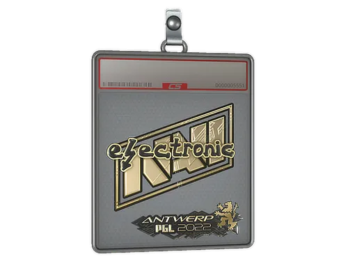 Sticker Slab | electronic (Gold) | Antwerp 2022